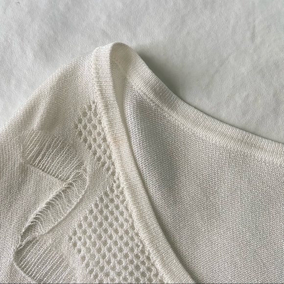 Sandro Mesh Pullover Medium - Picture 10 of 10
